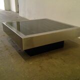Table basse carre noire