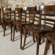 Set of 6 stamped Baumann chairs – bent wood – bistro style