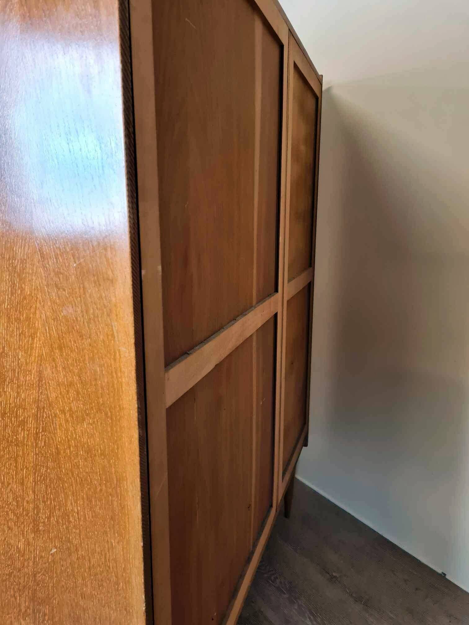 Vintage secretary cabinet from the 60s in teak