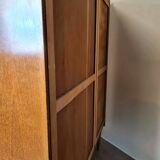 Vintage secretary cabinet from the 60s in teak