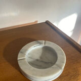 Vintage white marble ashtray