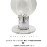 Table lamp Membrane by Toni Zuccheri for Venini circa 1960