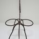 Sculptural zoomorphic gardener donkey metal patina rust vintage 50 60s