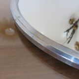 40s 50s chrome brass mirror tray