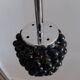Lampadaire  cascade « Grappes de raisins » en verre multicolore