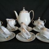 German porcelain coffee set Oscar Schaller (1921 - 1935)