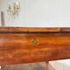 Mahogany desk with stamp of the brita official office