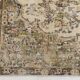 7x9 Cream & Green Floral Pattern Vintage Area Rug, 202x278Cm