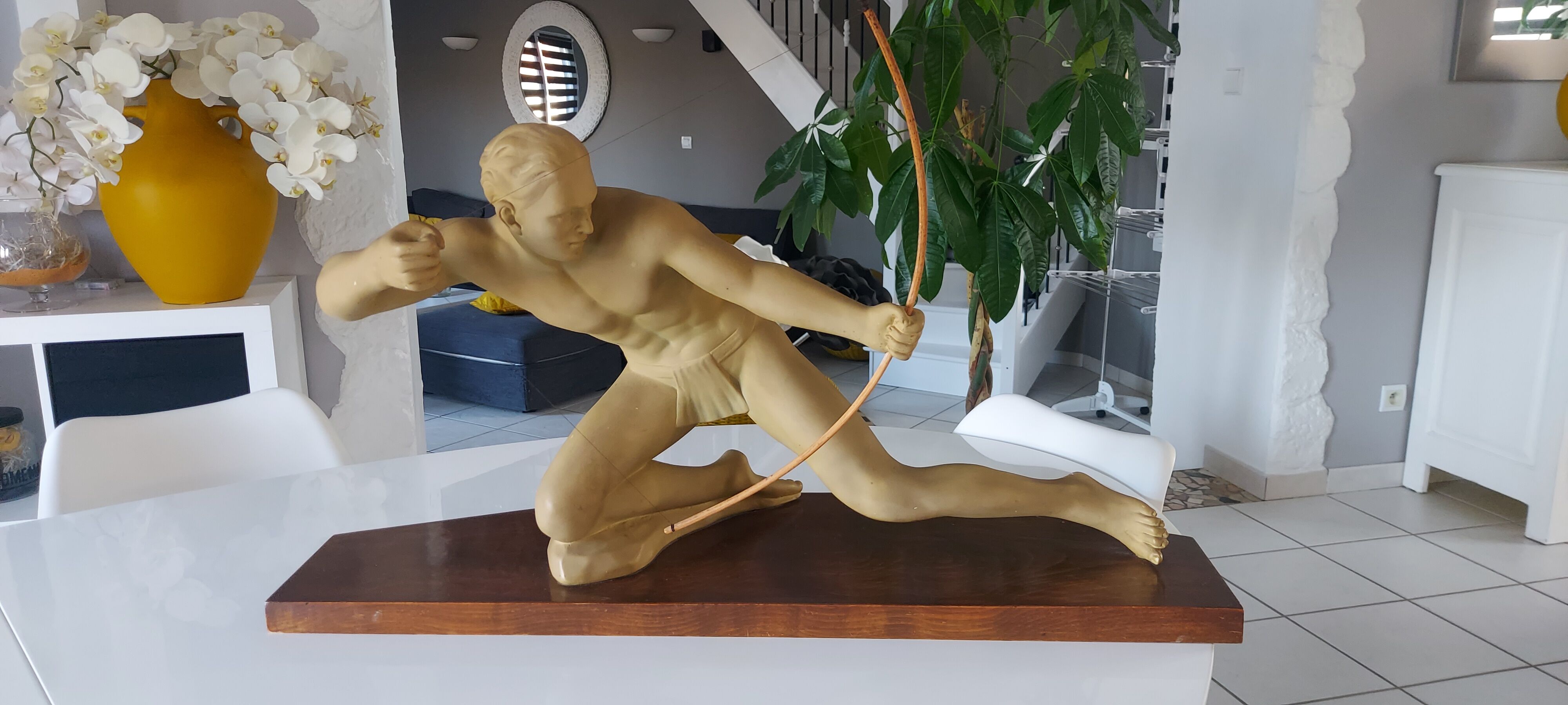 Art Deco statue sculpture from the 1950s