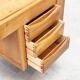 Solid elm desk by Roland Haeusler for Maison Regain