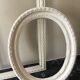 Set of 2 wooden frames of white color
