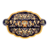 Dish of Gien of chamfered shape