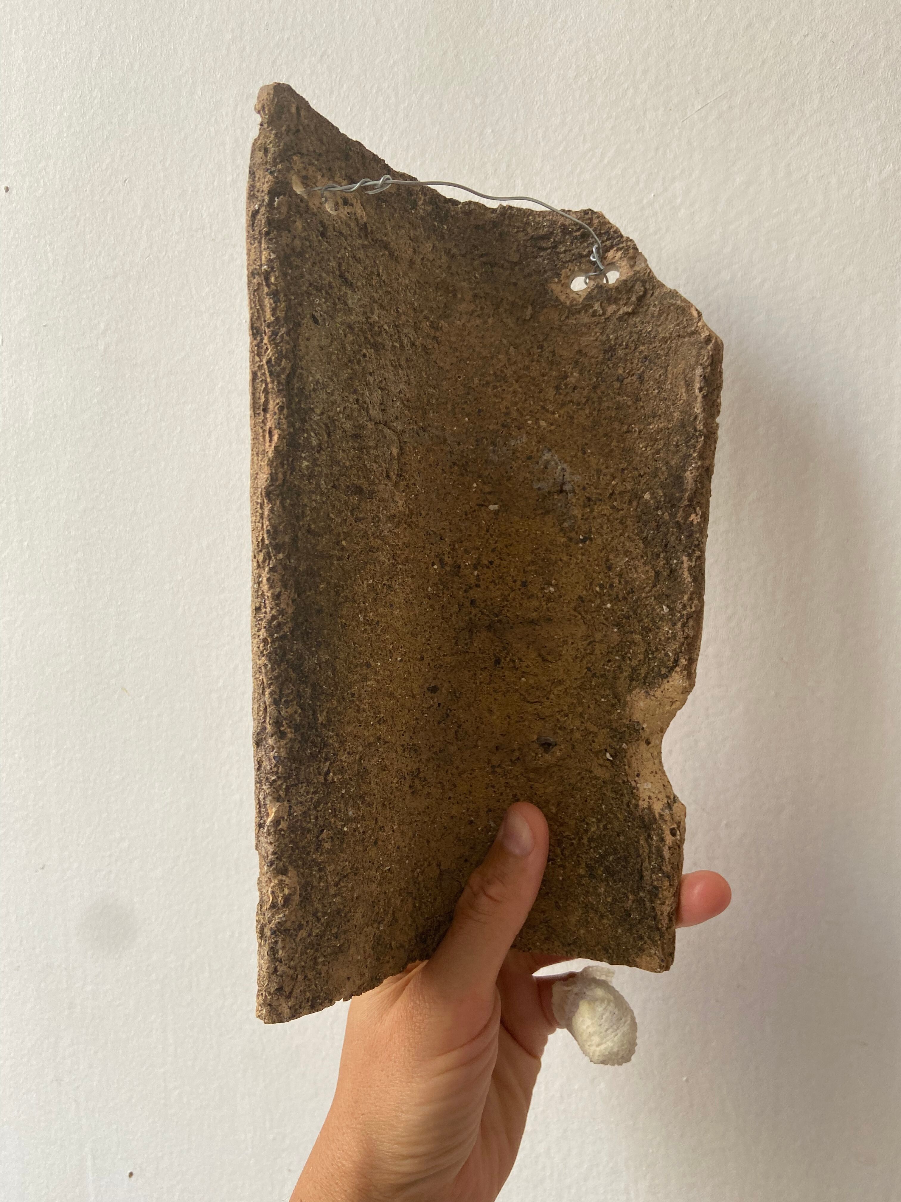 Terracotta wall lamp