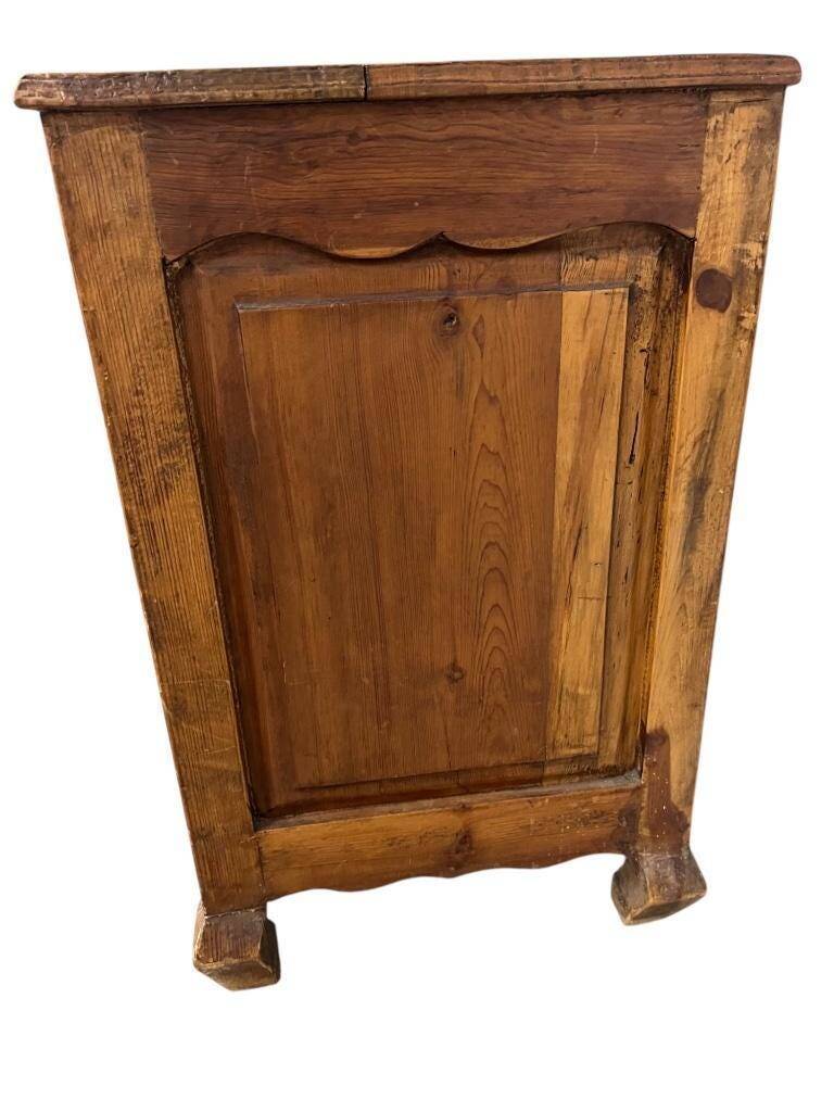 Vintage XL wooden chest of drawers / belly cabinet