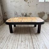 Capron “herbarium” oval coffee table