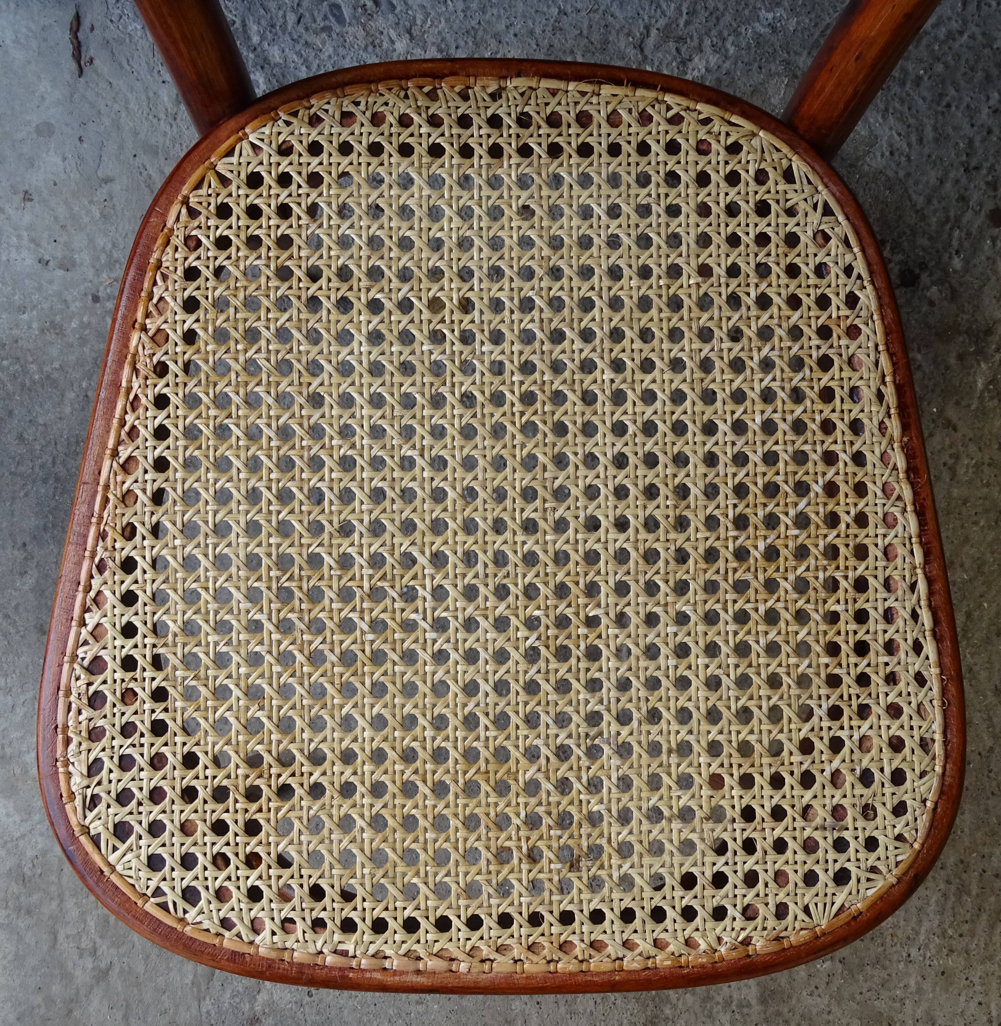 2  Chaises Thonet N°642, 1910, Art nouveau