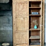 Parisian cabinet made of raw wood