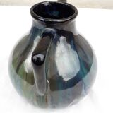 Signed stoneware vase