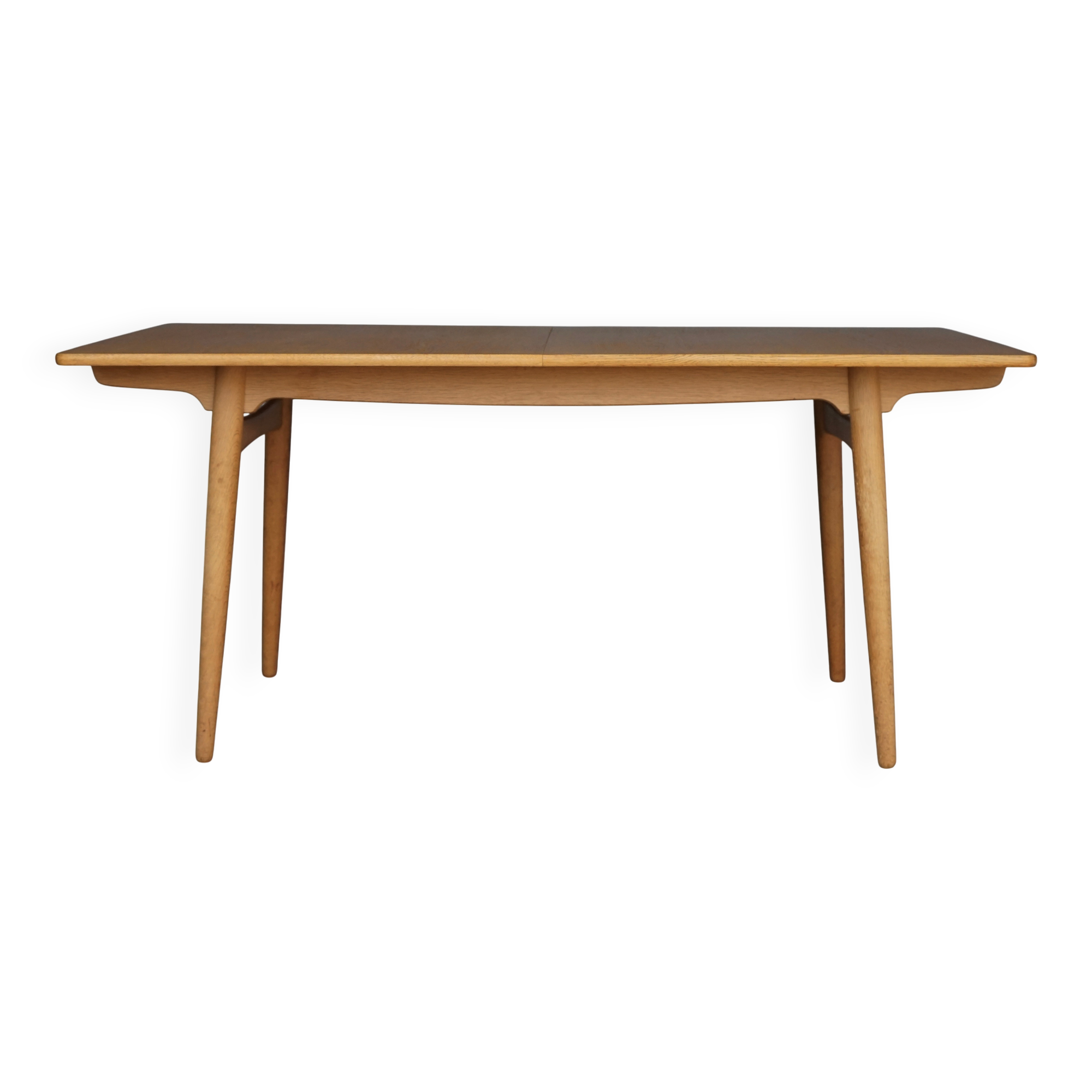 Table à manger extensible en chêne Hans J. Wegner, modèle AT 310, par Andreas Tuck, 196