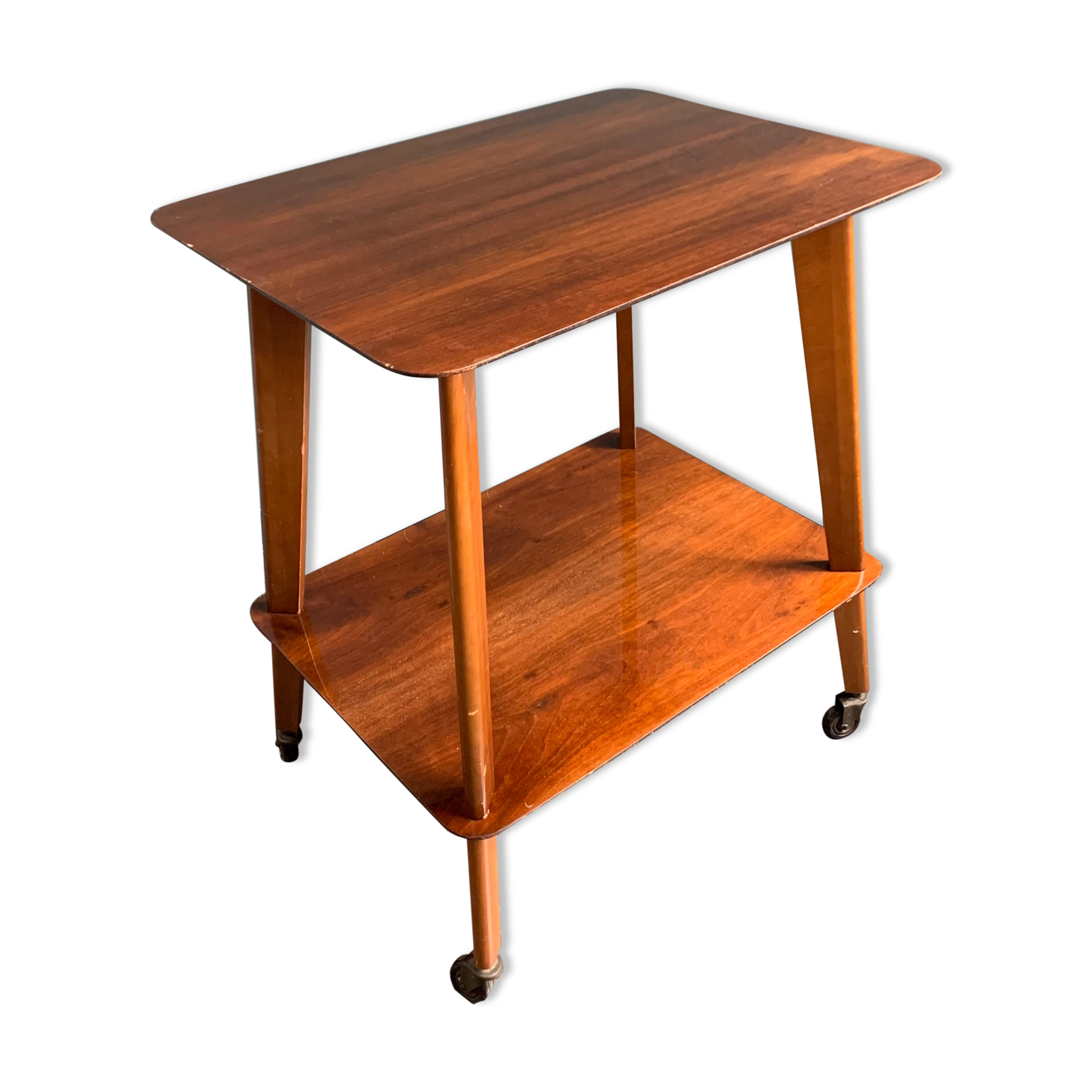 Dessert wood varnished 60/70s