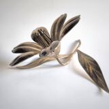 Cendrier en métal en forme de fleur Plame 1960