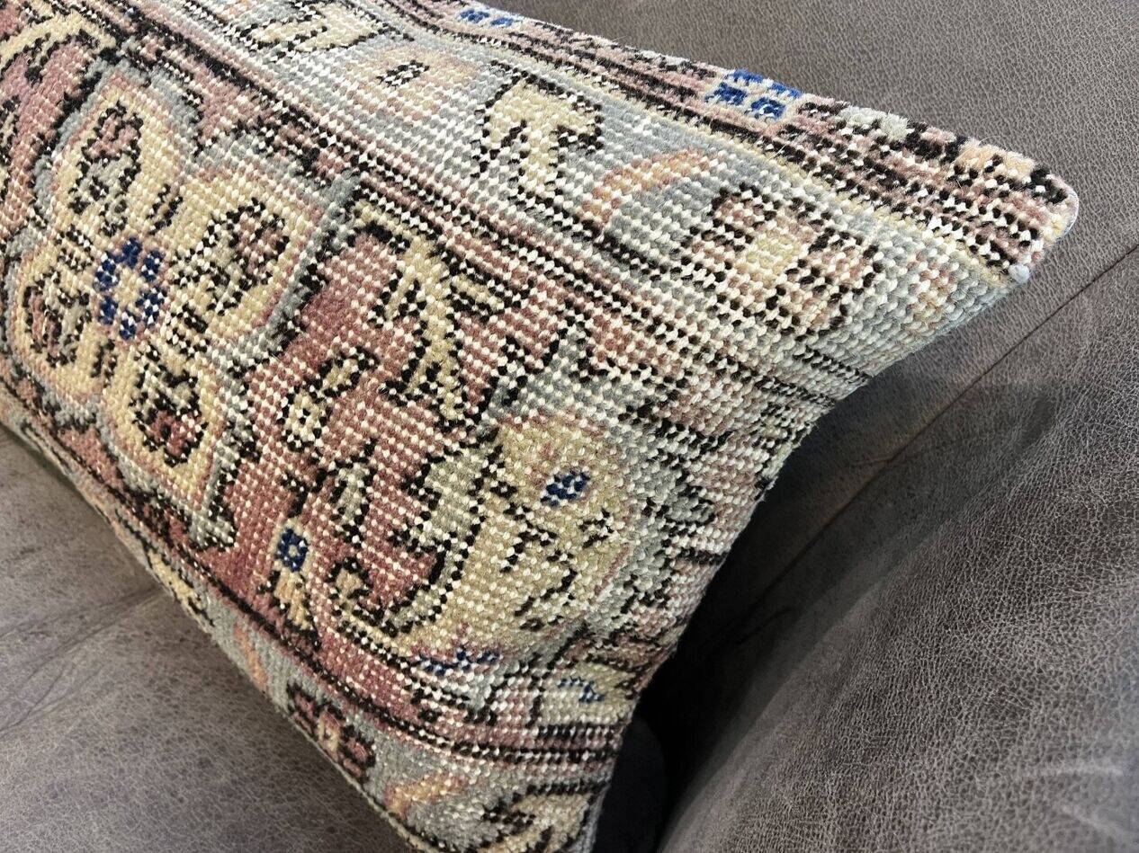 Housse de coussin en laine turque