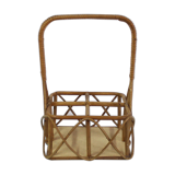 Rattan bottle holder