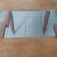 Walnut campaign table