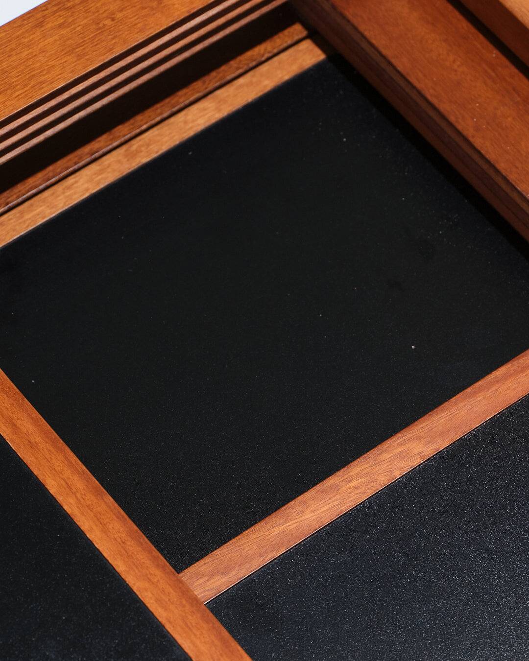 Table basse en bois, bernard vuarnesson, 1970s