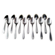 Set of 12 silver-plated coffee spoons SFAM Lancel model