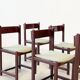 Ensemble de six chaises de salle à manger italiennes