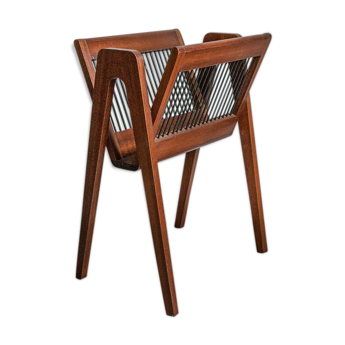 Vintage 1950s magazine holder