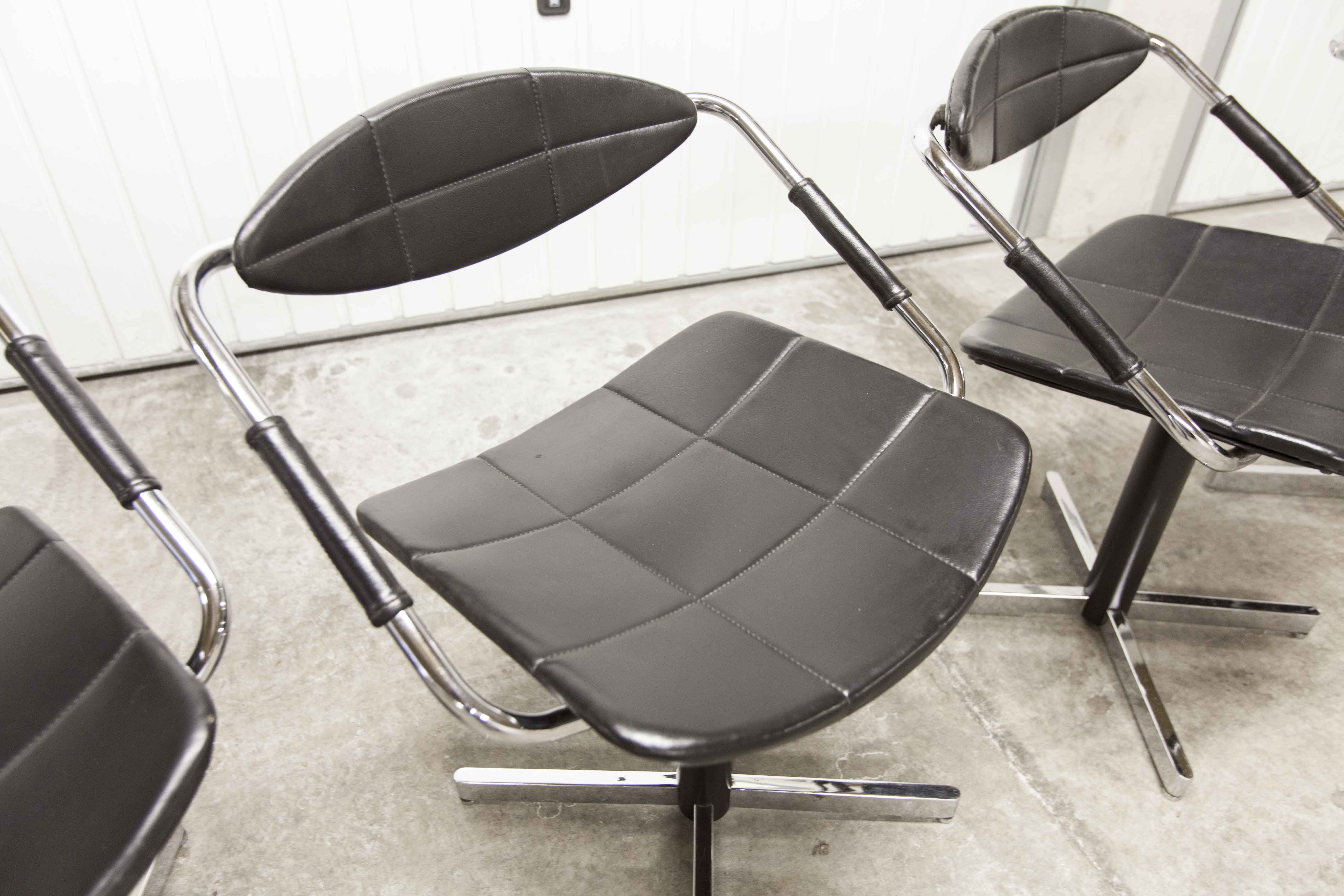 Set of 4 chairs armchairs Steiner model unesco 1962