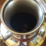 19th century teapot and sugar bowl. Silver metal hallmark.