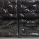 Black leather sofa
