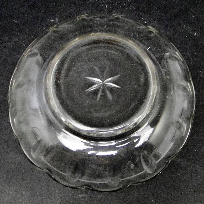 Assiette en verre Biedermeier