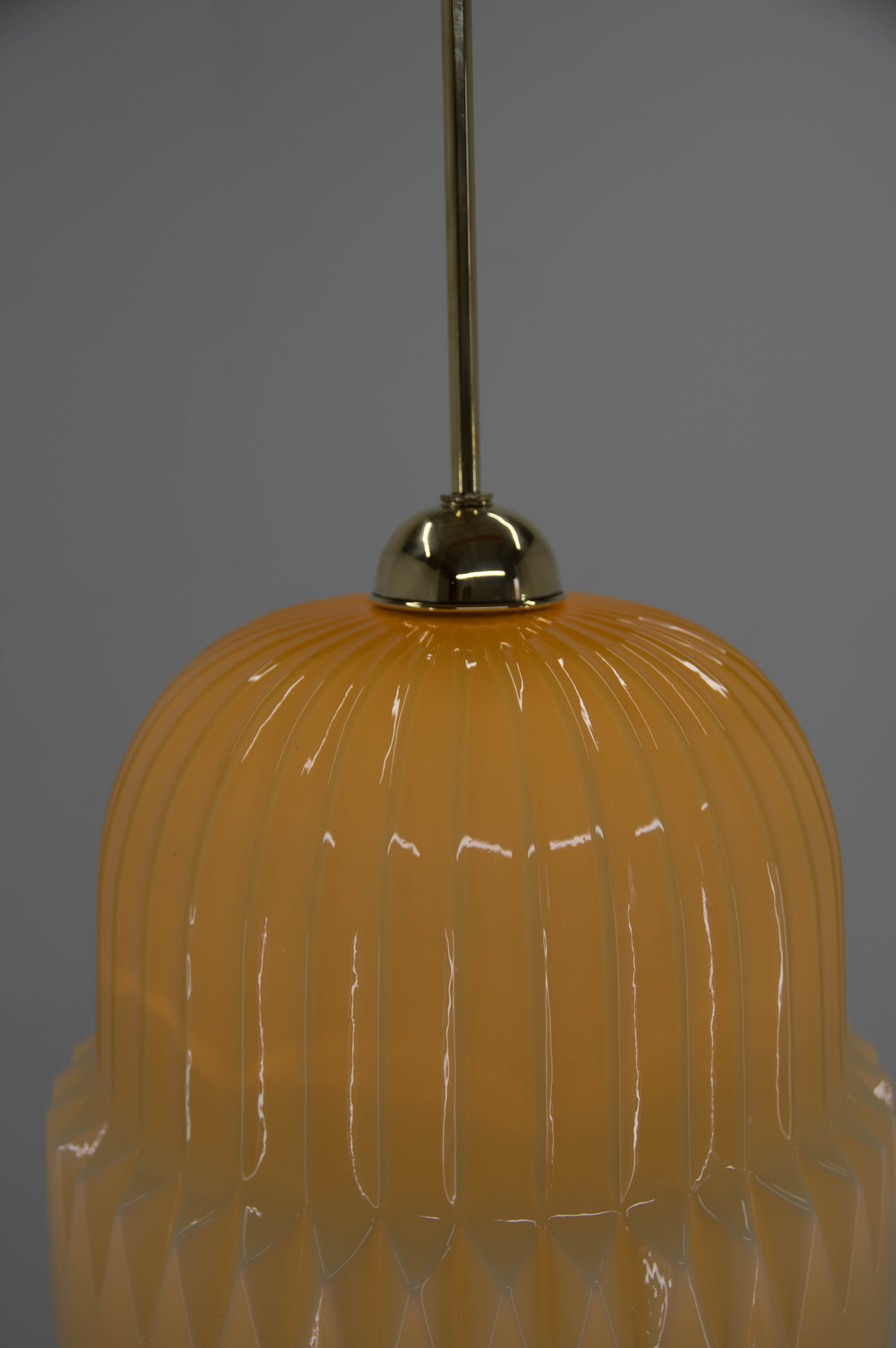 Mid-century glass pendant, 1960s