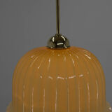 Suspension en verre du milieu du siècle, années 1960