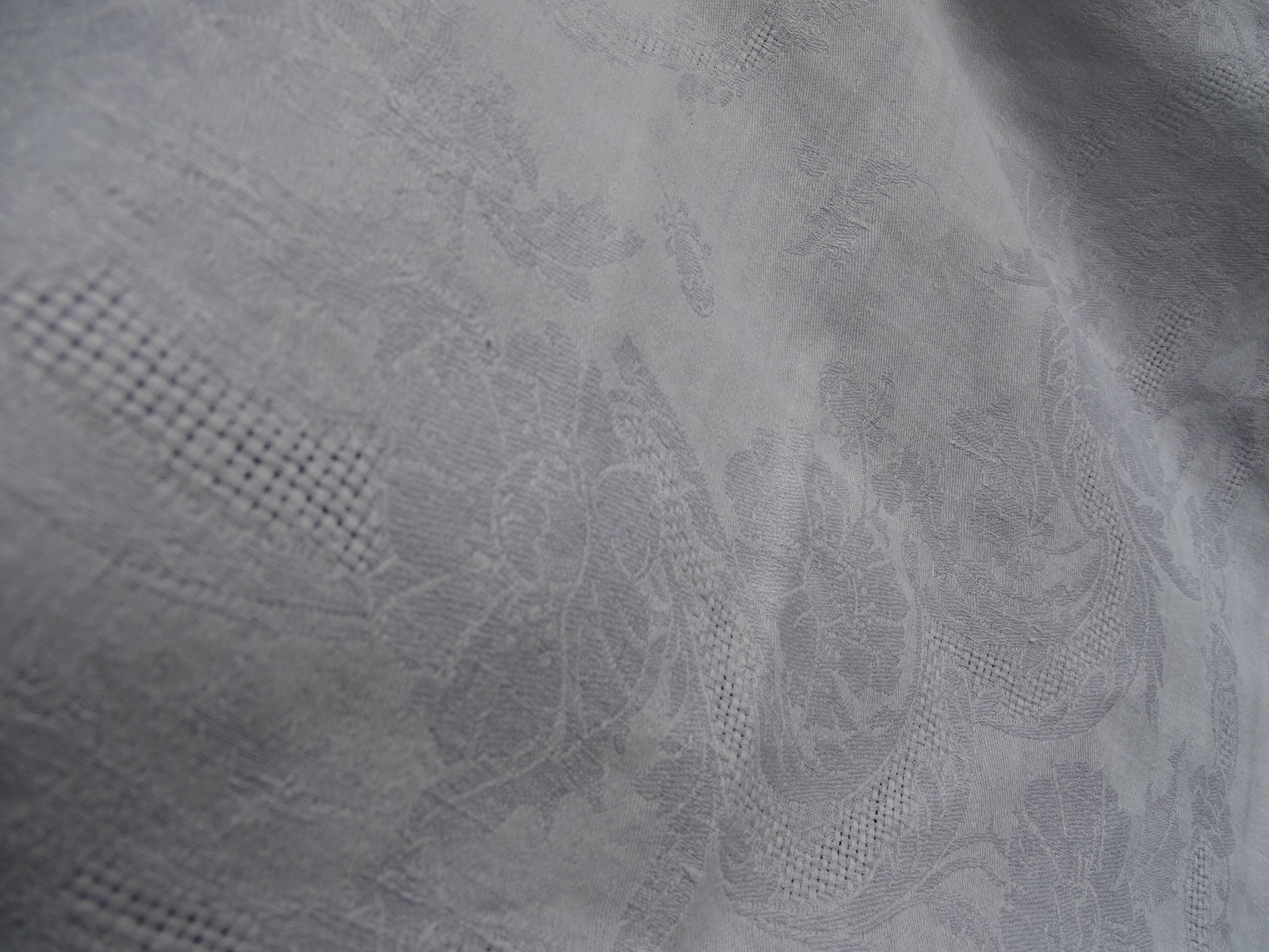 Lot 7 old cotton damask napkins 60 x 64