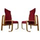 Rare chairs by Jan Bočan for the Czechoslovakian Embassy in Stockholm, 1972