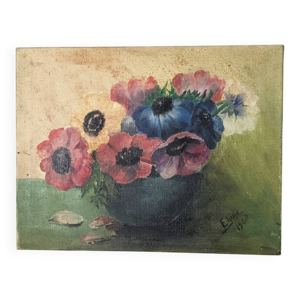 acrylique sur toile nature