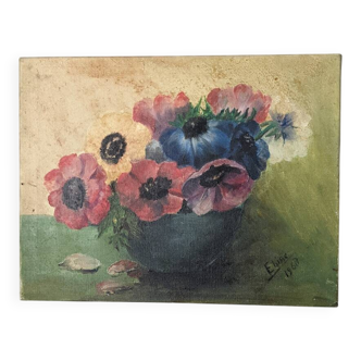 Acrylic on canvas old still life