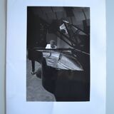 "piano pianist" original anonymous black & white photo