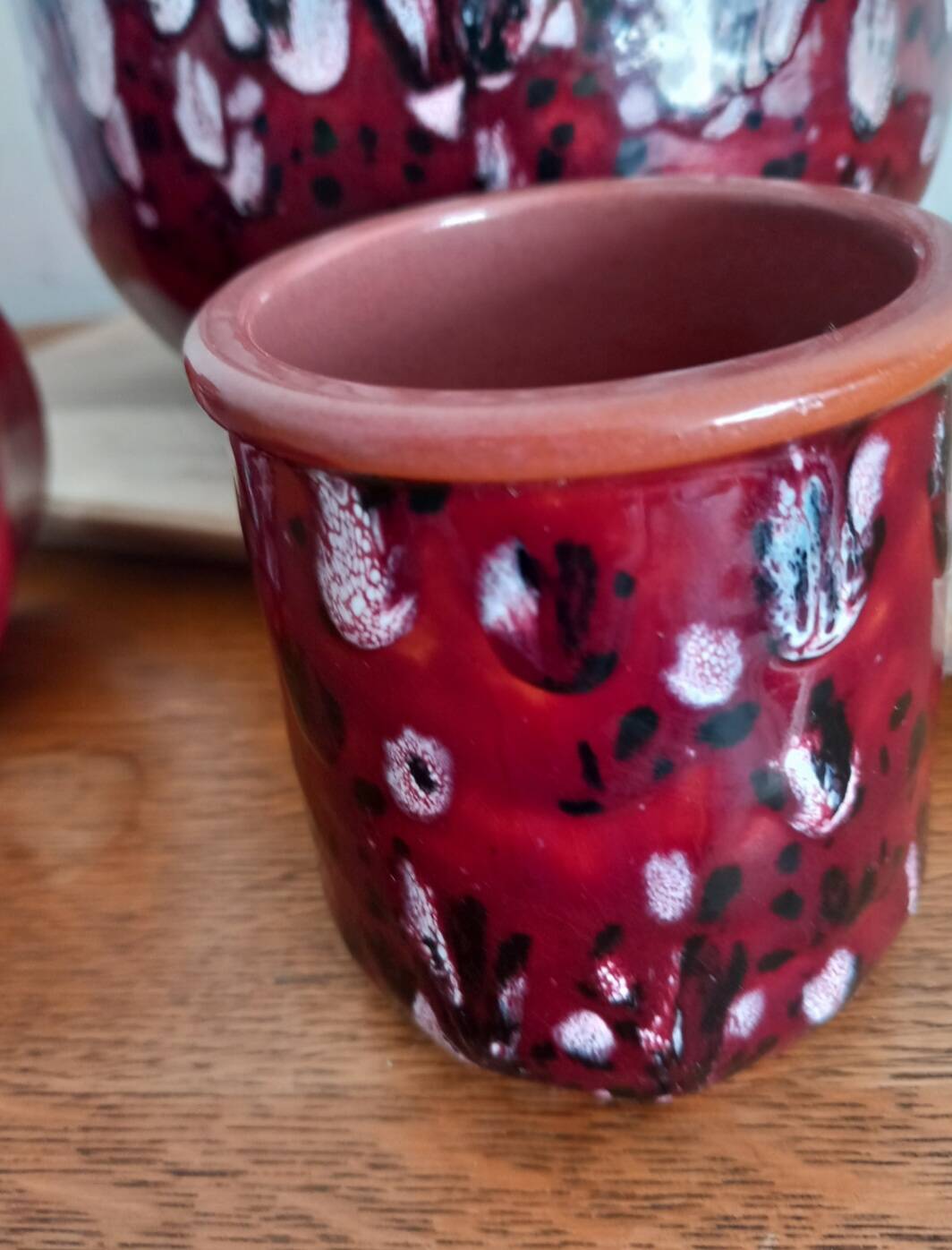 Collection Trio "Rouges de Vallauris" – Marius GIUGE – Design 1960