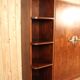 Asymmetrical art deco rosewood veneer cabinet