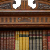 Victorian Solid Oak Open Bookcase