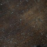 18th-century Scandinavian popular art oak chest with carved panels, dated 1764.