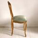 Carved and gilded wooden chair, Napoleon III period.