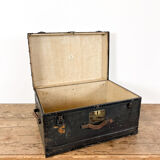 Antique trunk chest by c.e. ruegsegger bern swiss