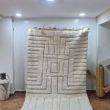 Handmade Berber wool rug 250x150 cm